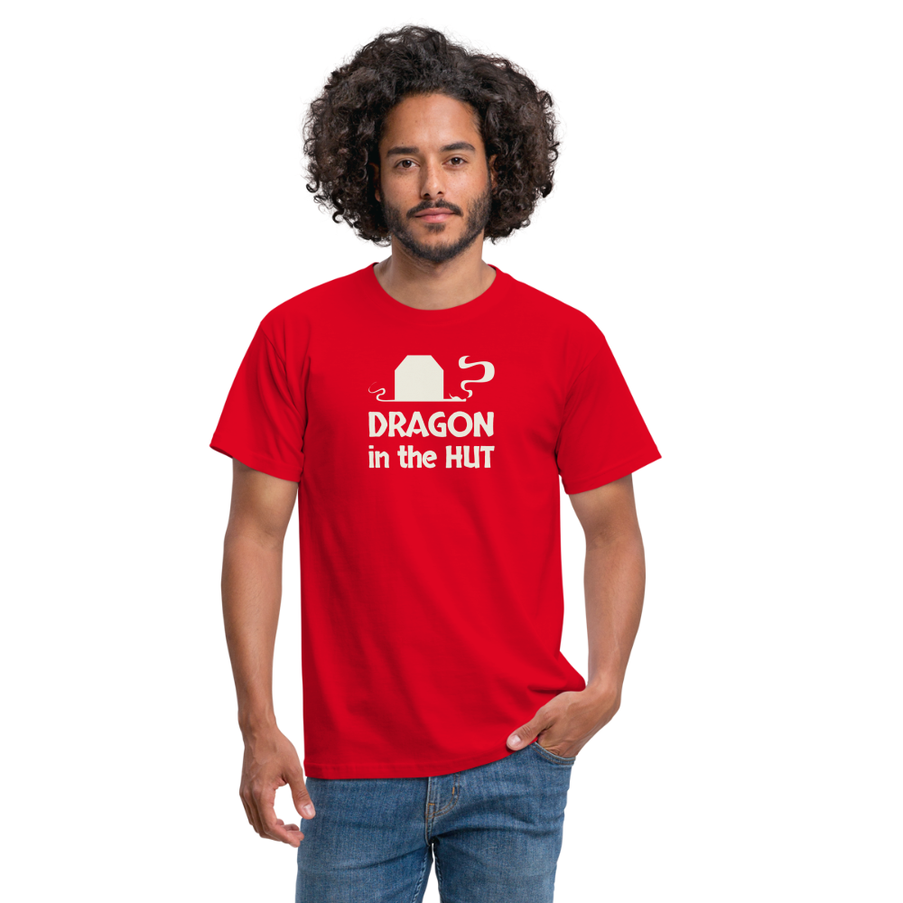 T-Shirt, light logo, Men - red