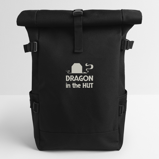 Roll Top Backpack - black