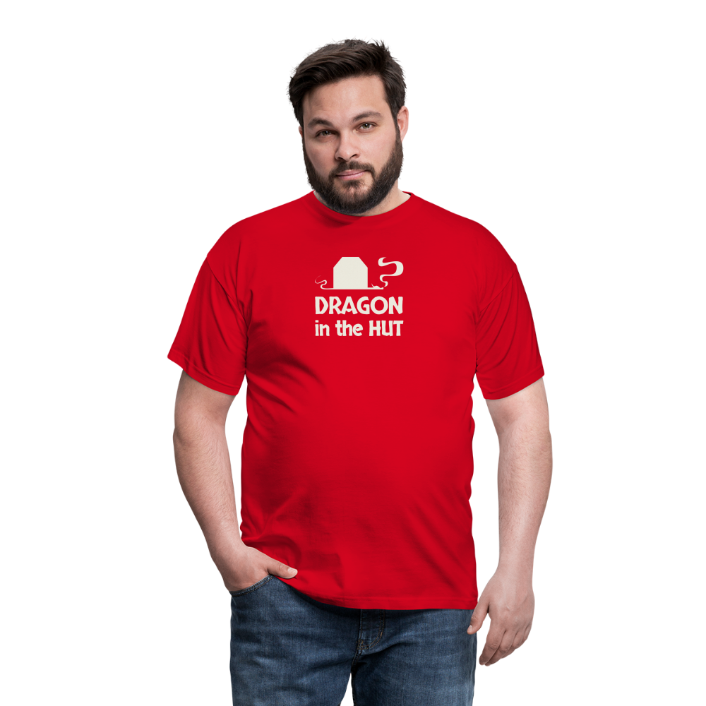 T-Shirt, light logo, Men - red