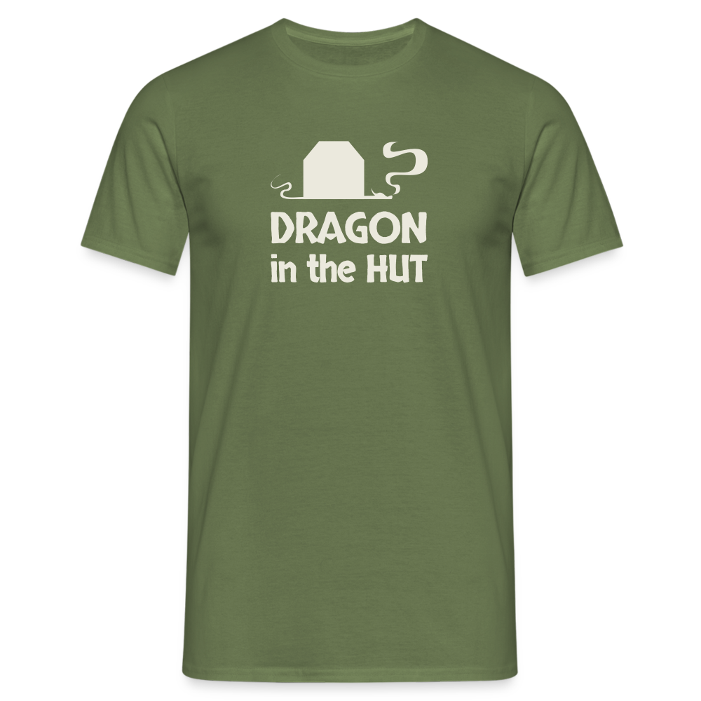 T-Shirt, light logo, Men - military green