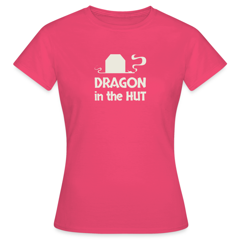 T-Shirt, light logo, Women - azalea