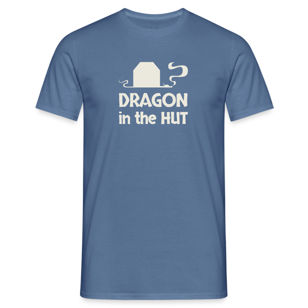 T-Shirt, light logo, Men - dove blue