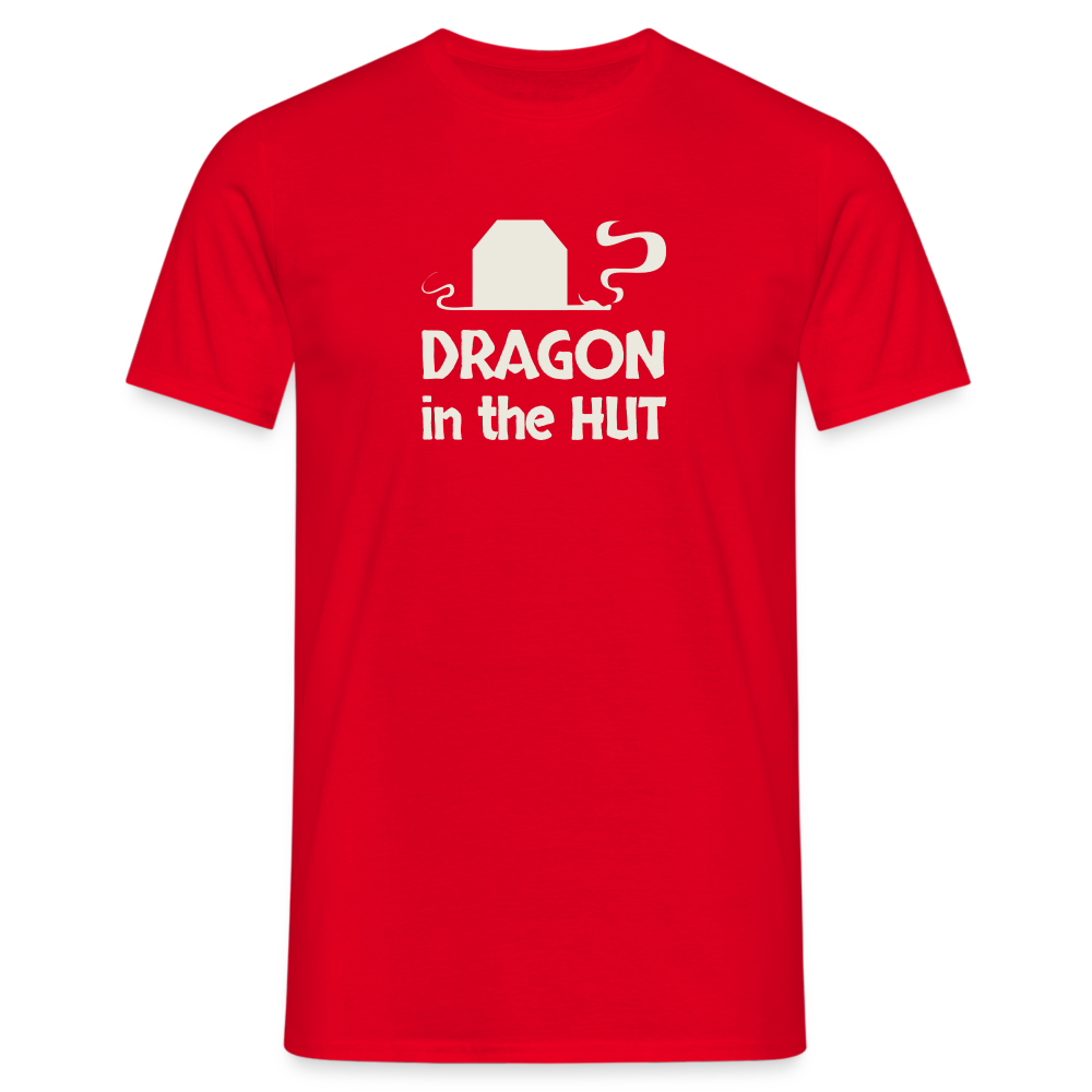 T-Shirt, light logo, Men - red