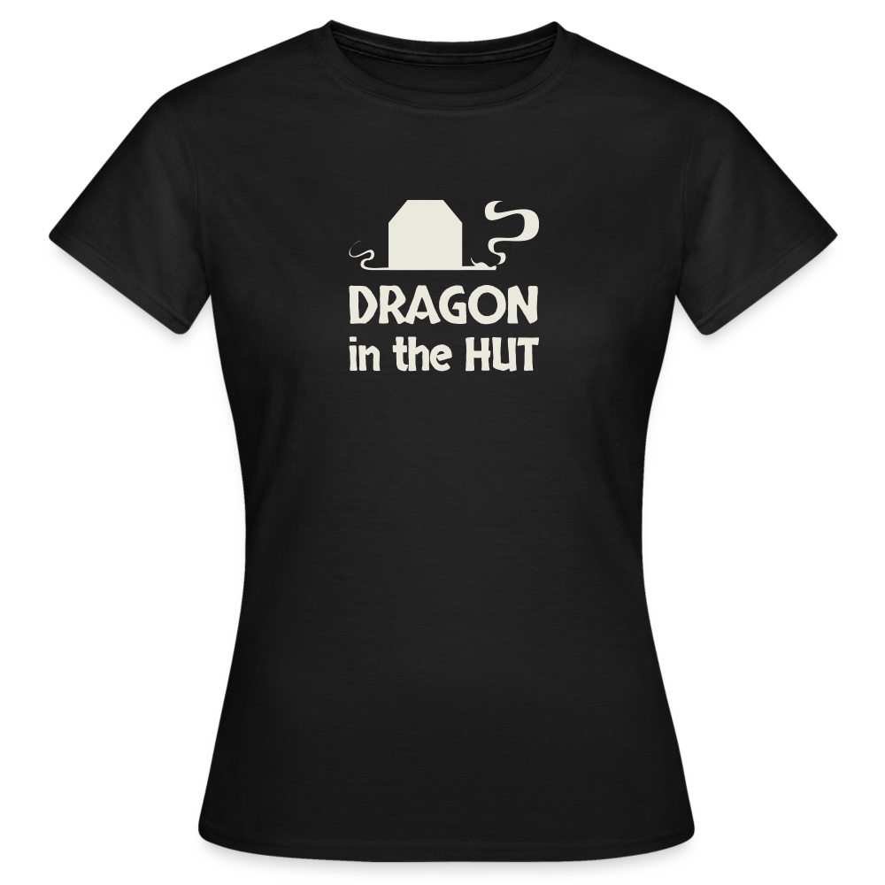 T-Shirt, light logo, Women - black