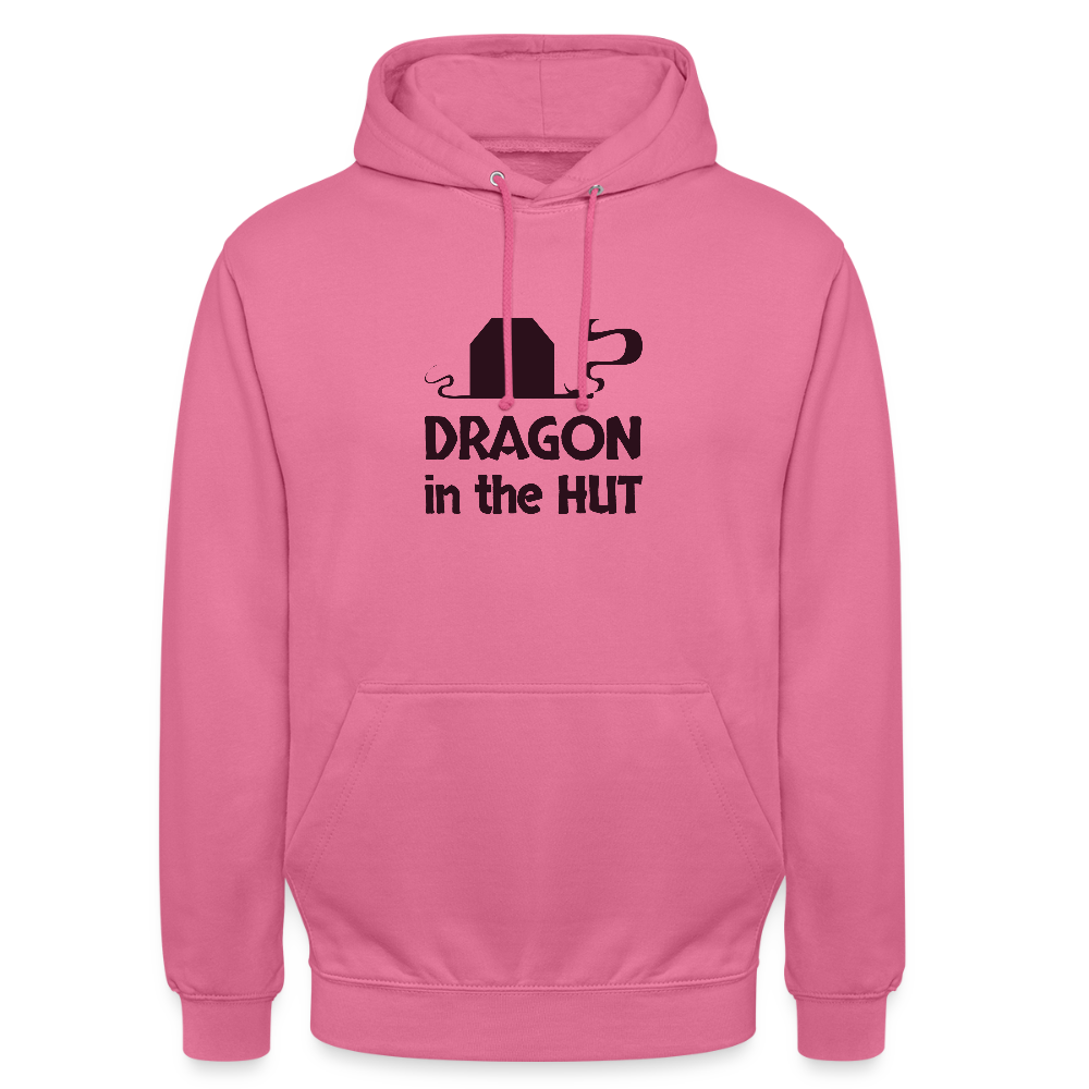 Unisex Hoodie, dark logo - pink